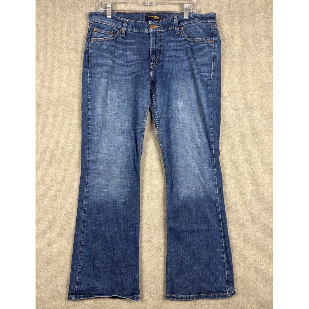 Levi's 524 Too Superlow Bootcut Jeans Size‎ 17M Blue Low Rise Denim